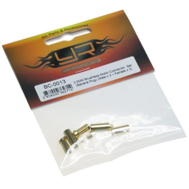 CONECTORES 3.5MM MOTOR SER (3H+3M)