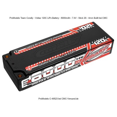 Batería LiPo Voltax 120C - 8000mAh - 7.4V