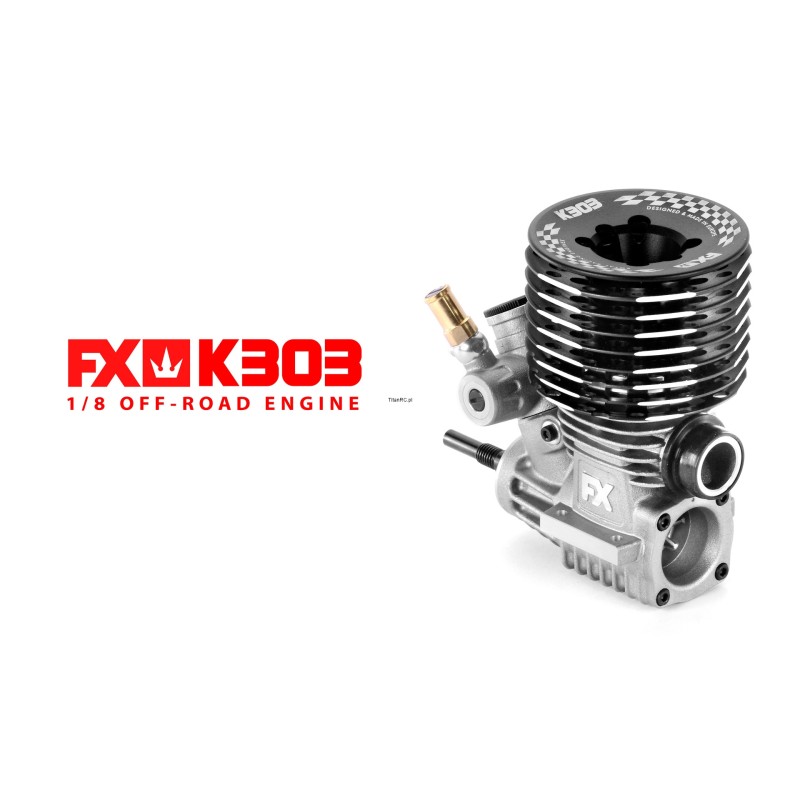 MOTOR FX K303-3 PUERTOS DLC, RODAMIENTO CERAMICO, EQUILIBRADO