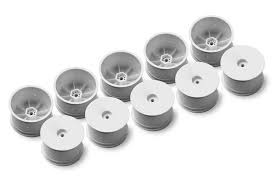LLANTA TRASERA AERODISK 2WD/4WD CON HEXÁGONO DE 12 MM IFMAR - BLANCO - HARD (10)
