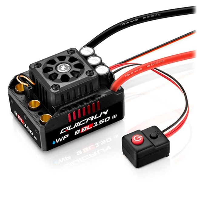 QuicRun WP8BL150 G2 Brushless ESC 150A 3-6s For 1:8
