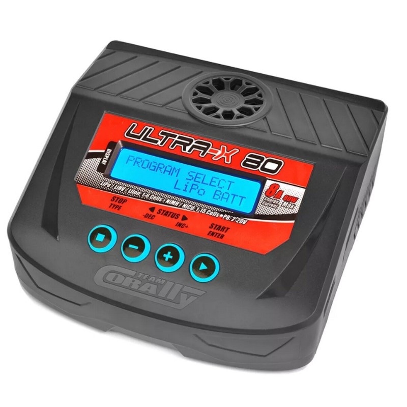 Ultra-X 80 - Cargador De Balance AC/DC - 80W - 1-6S Lixx - 1-15 Nixx - 2-20V PB - Versión EURO