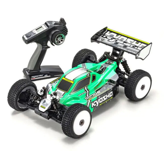 KYOSHO INFERNO MP10E 1:8 RC BRUSHLESS EP READYSET T1 GREEN