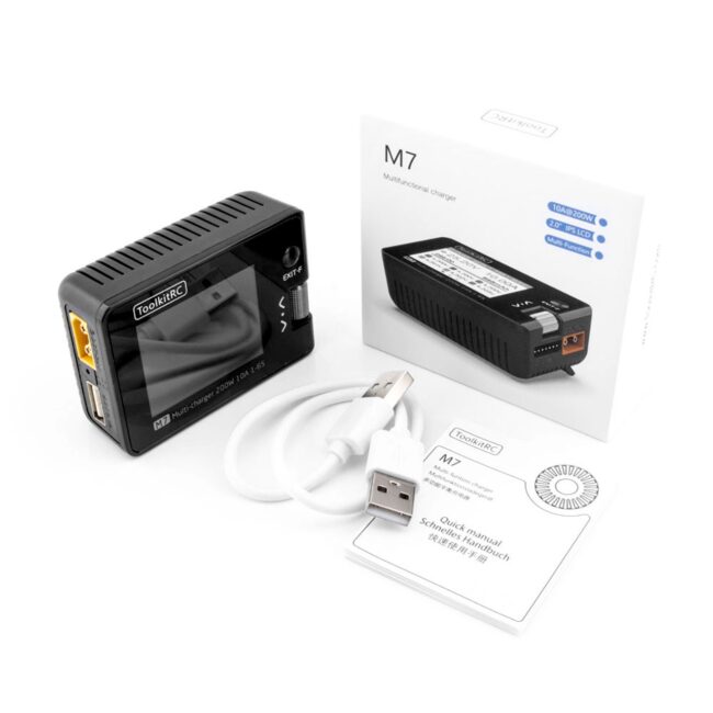 CARGADOR DC M7 LiPo 1-6S 10A 7-28V ToolKit