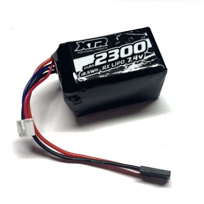 BATERIA RECEPTOR LIPO CUADRADA 7,4V 2300 Mah