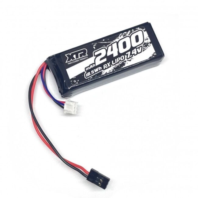 BATERIA RECEPTOR LIPO PLANA 7,4V 2400 Mah