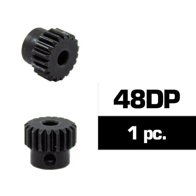 PIÑON 48DP - ACERO HSS - DIAMETRO 3,17mm