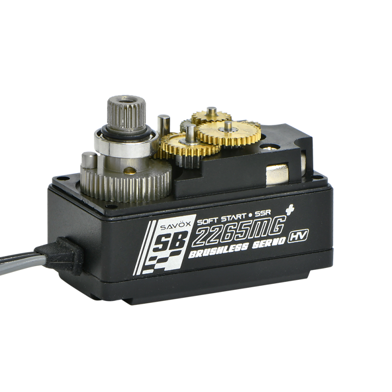 SAVOX SB-2265MG+ LOW PROFILE BRUSHLESS HV DIGI 12KG/0.08S@7.4V - BLACK - Imagen 3