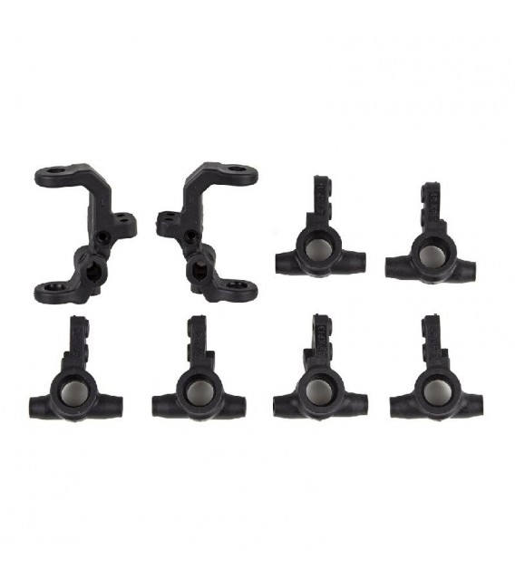RC10B7 CASTER AND STEERING BLOCKS