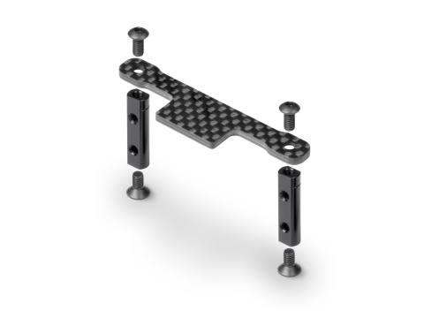 SOPORTE DE SERVO DE ALUMINIO Y PLACA DE CARBONO GRAPHITE BRIDGE