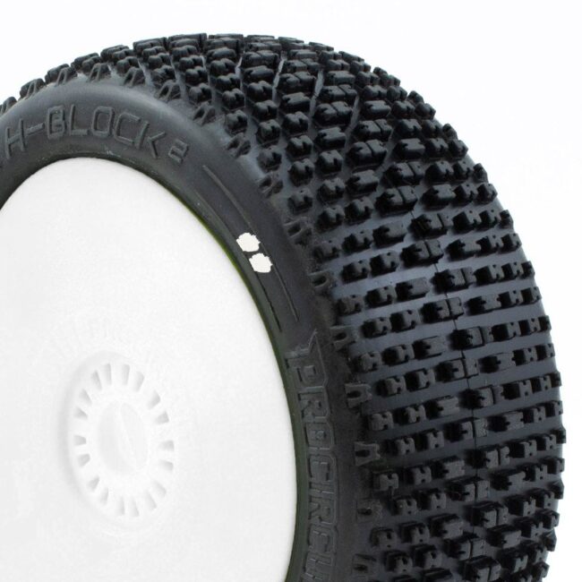 H-BLOCK v2 BUGGY S1 (SUPER SOFT) EN LLANTA BLANCA (2pcs.)