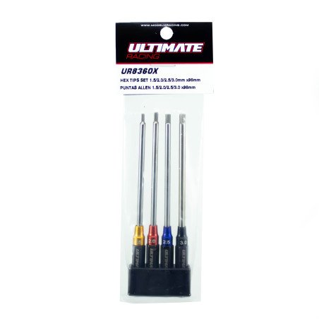 SET PUNTAS ALLEN POWER TOOL PRO 98mm CON INDICADOR (1.5/2.0/2.5/3.0) - Imagen 4