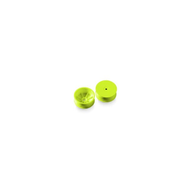 LLANTA AERODINÁMICA DE RUEDA DELANTERA 2WD CON HEXÁGONO DE 12 MM - AMARILLO - DURO (2) (copia)