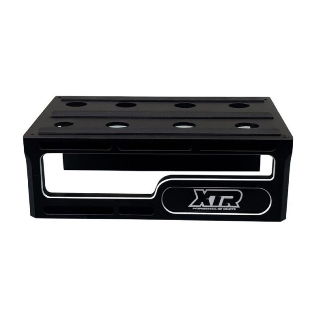 SOPORTE ALUMINIO COCHE 1/10 XTR NEGRO