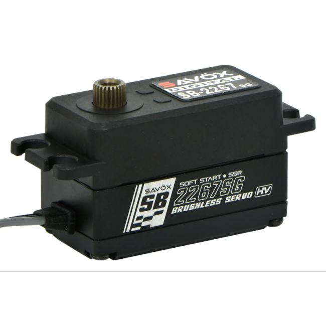 SAVOX LP BRUSHLESS HI-TORQUE DIGI 25KG/0.08S@7.4V - BLACK